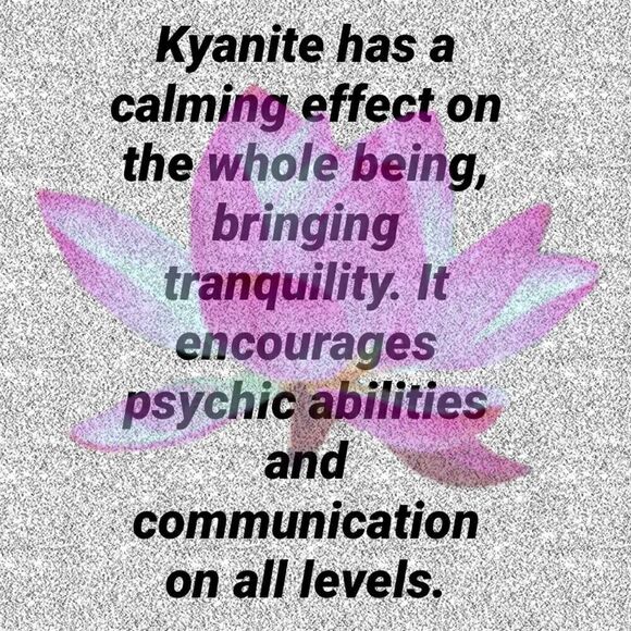 Selenite Divine Light & Kyanite Heart Sterling Silver Pendant Necklace - Picture 9 of 9